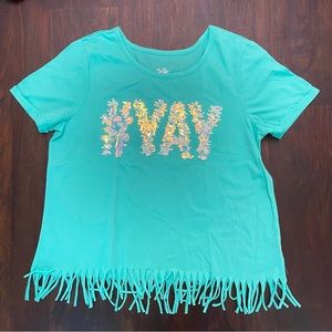 Girls Justice Teal T-Shirt